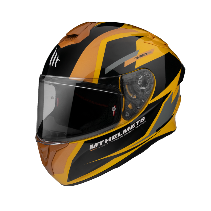 MT HELMETS TARGO PRO SOUND D3 GLOSS YELLOW 亮面