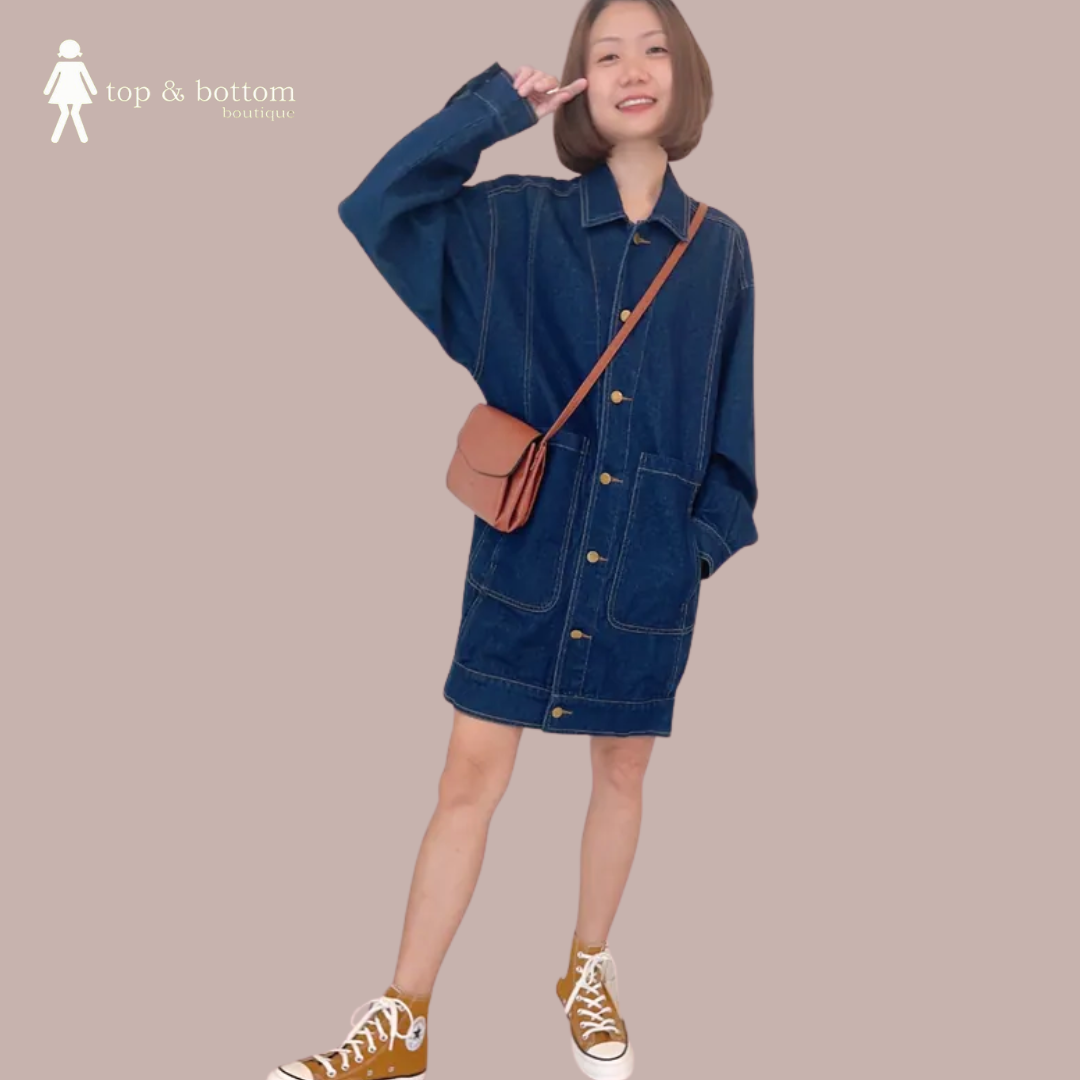 DENIM LONG JACKET