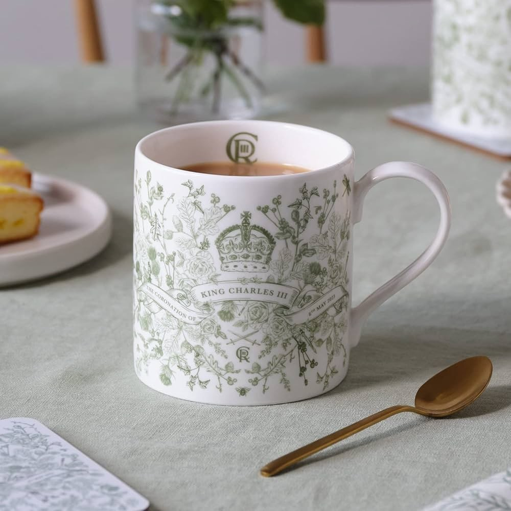 1VE1026-162 VICTORIA EGGS King Charles Coronation Mug #2CORMUG (D-EU-E)