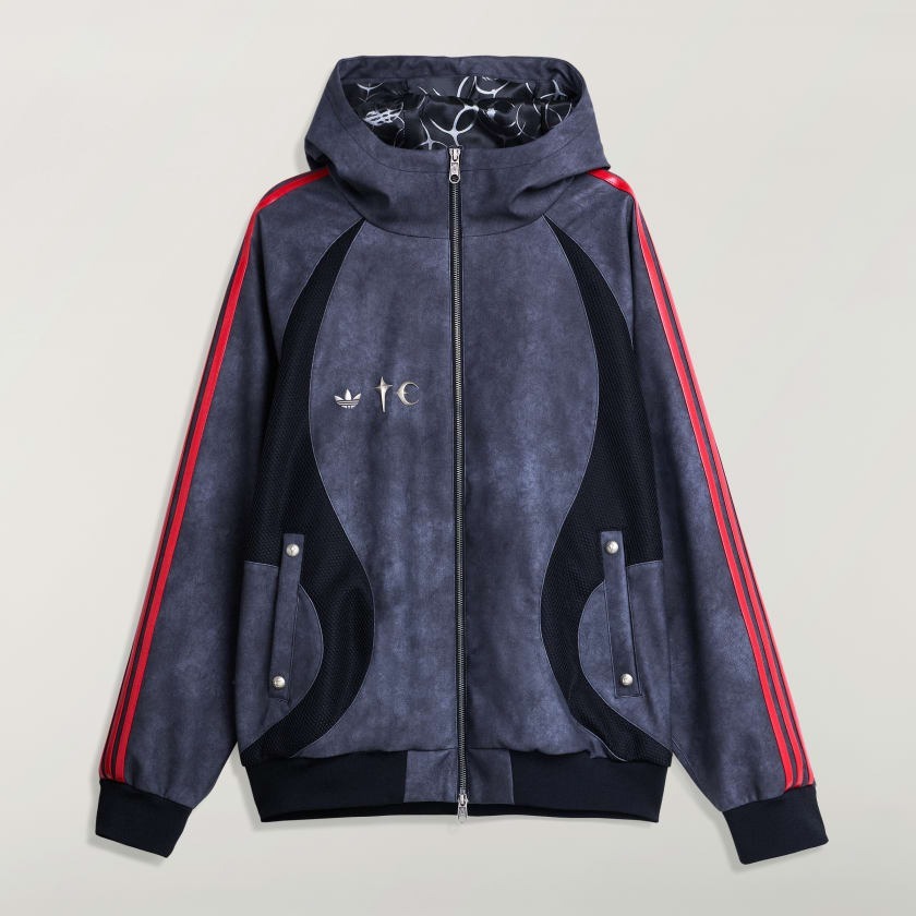 2025AW adidas Originals x Thug Club TC TG LTHR JKT 聯名 皮革 Y2K 連帽 外套 現貨 KC2222