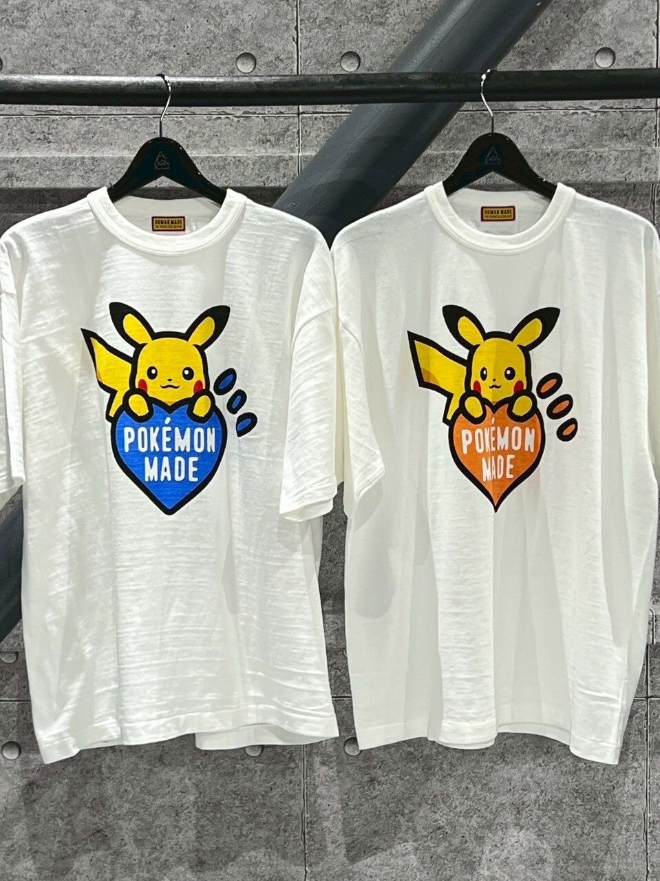 HUMAN MADE x Pokémon 限量聯名款 皮卡丘愛心Logo 短袖 T