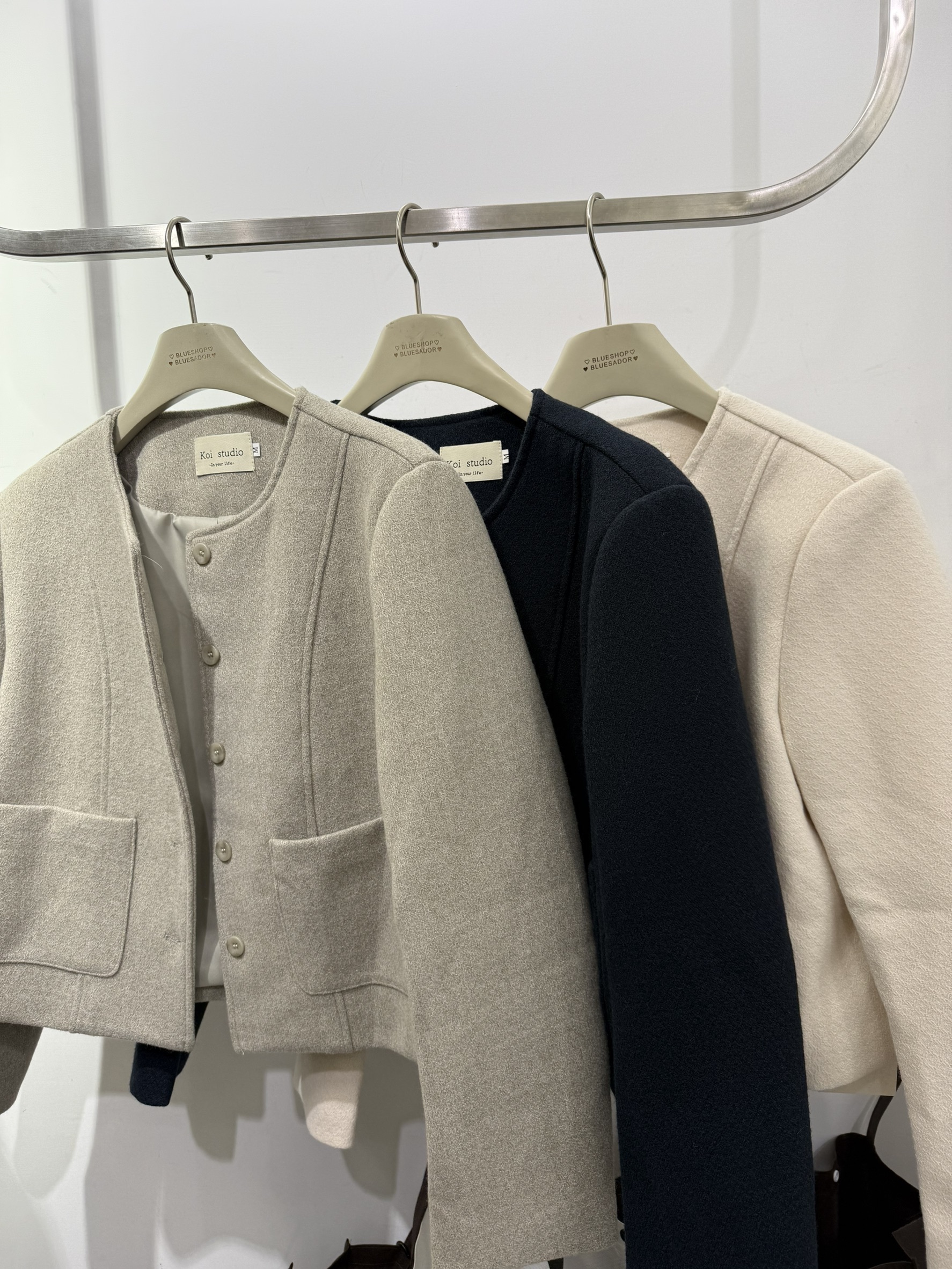 1287 優雅小香風毛呢外套