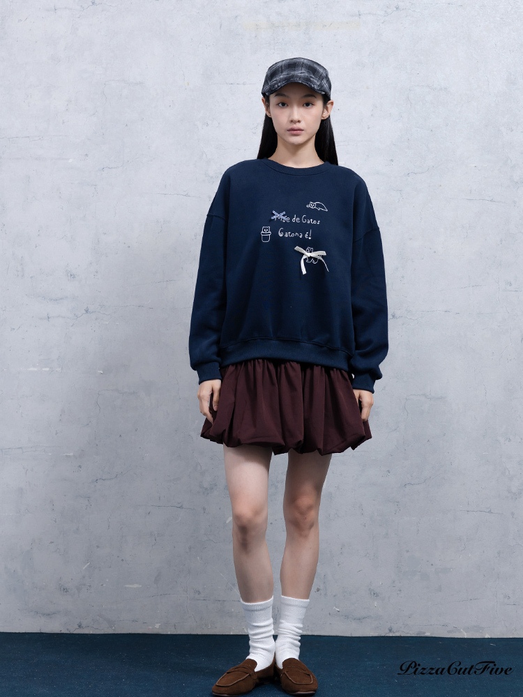 立體蝴蝶結衛衣/大學T PizzaCutFive PCF253408047