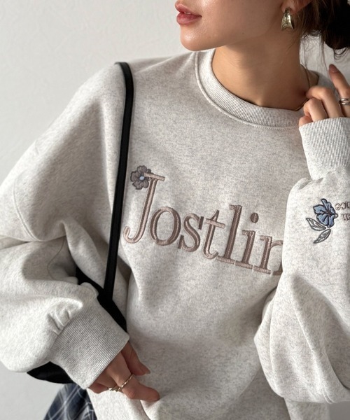 日本🇯🇵連線 Classical Elf 花花字母刺繡長袖運動衫 套頭衫 刺繡 羊毛襯裡 衛衣 寬鬆 長袖 4色(任買兩件711免運)/預購