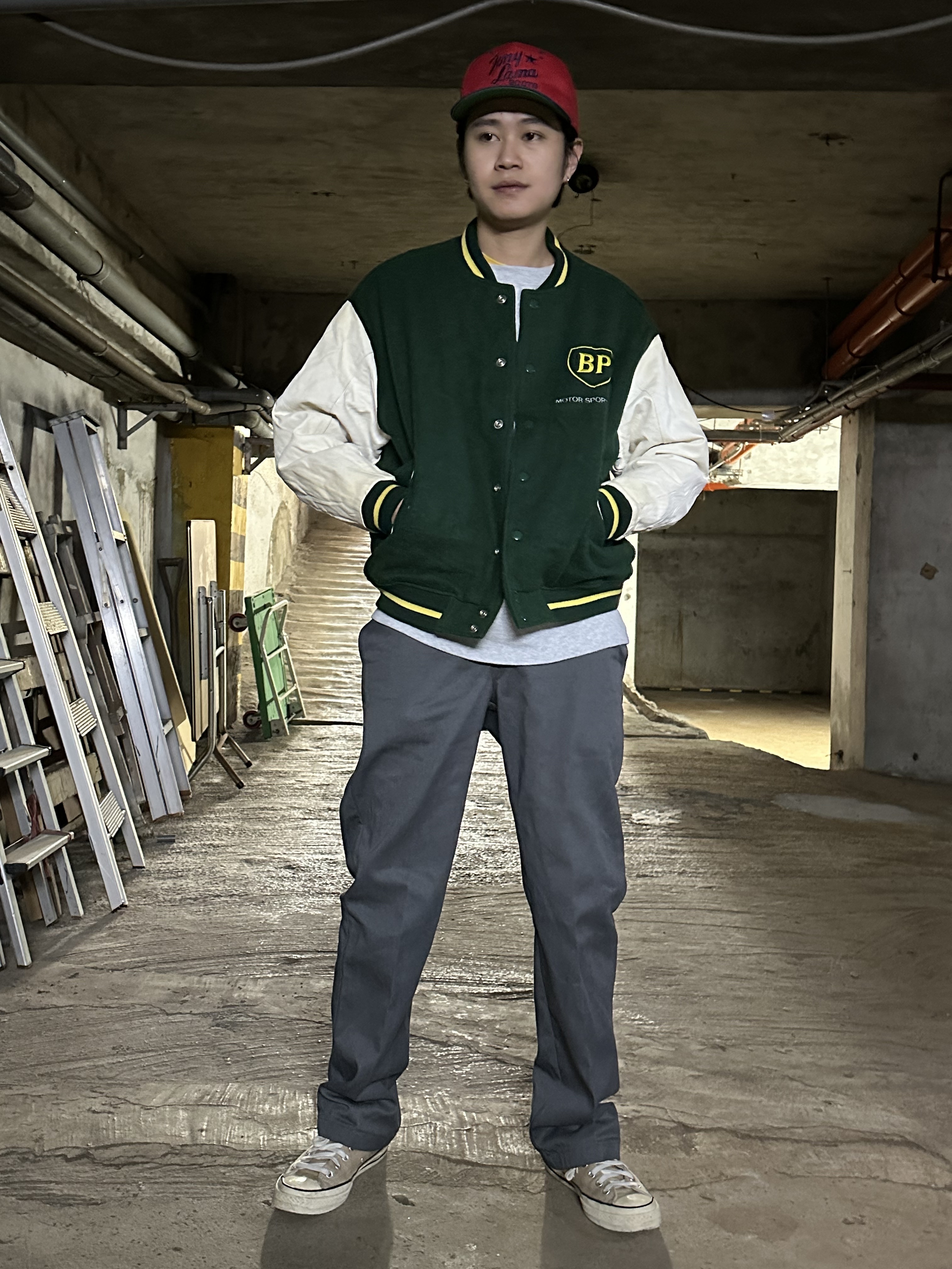 80~90‘s BP Award Jacket Leather Sleeves (MADE IN JAPAN)