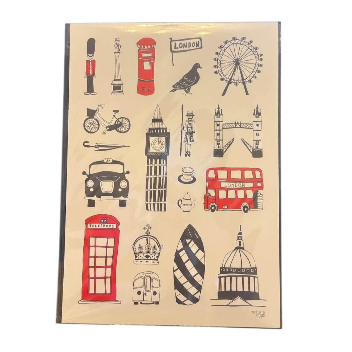 1VE1026-165 VICTORIA EGGS The Big Smoke A4 Print #SP26 (D-EU-E)