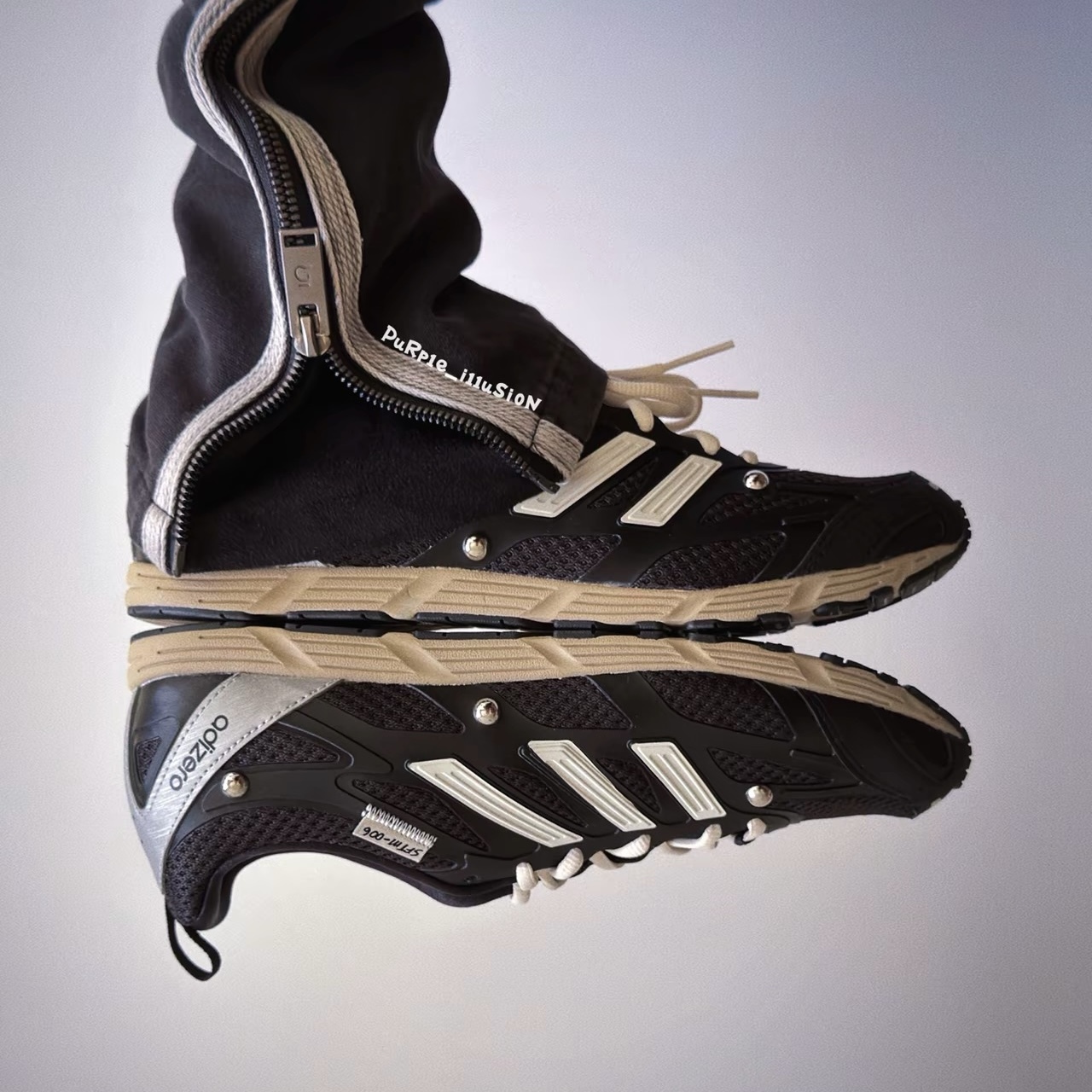 ADIDAS ORGINALS ADIZERO PR SFTM-006 黑白 卯丁 米白底 運動 跑鞋 HP3523