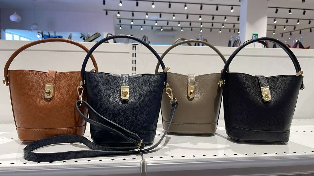 【直播】意大利皮具 LL102612 水桶手提斜孭包