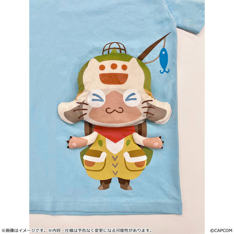 魔物獵人 Wilds 艾路貓 T恤