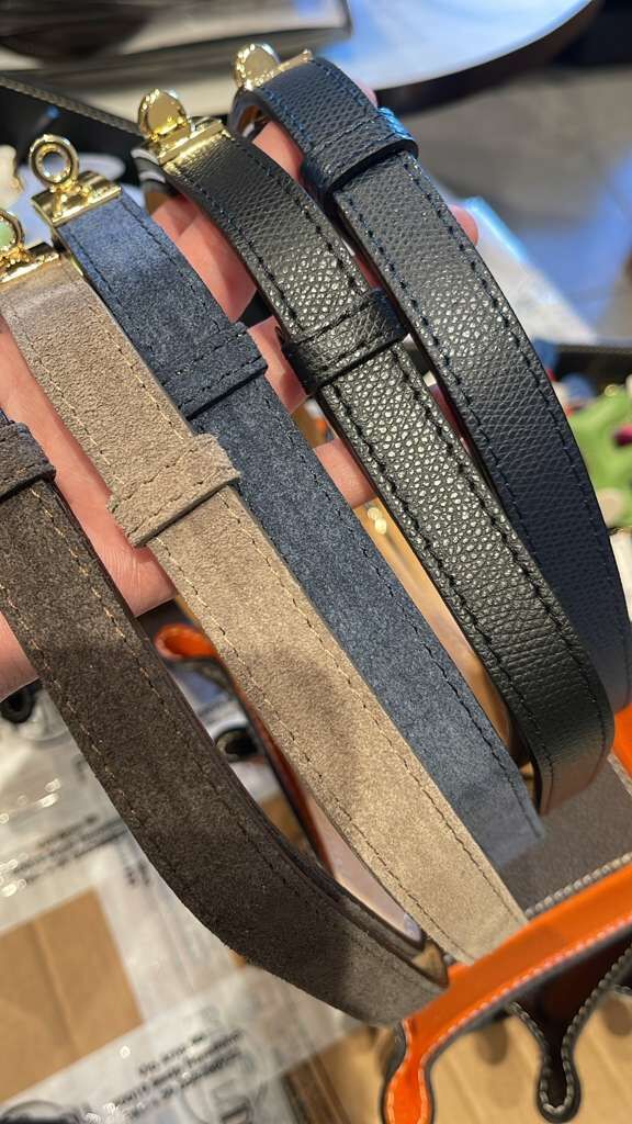 【直播】意大利皮具 LL102627 幼身皮帶