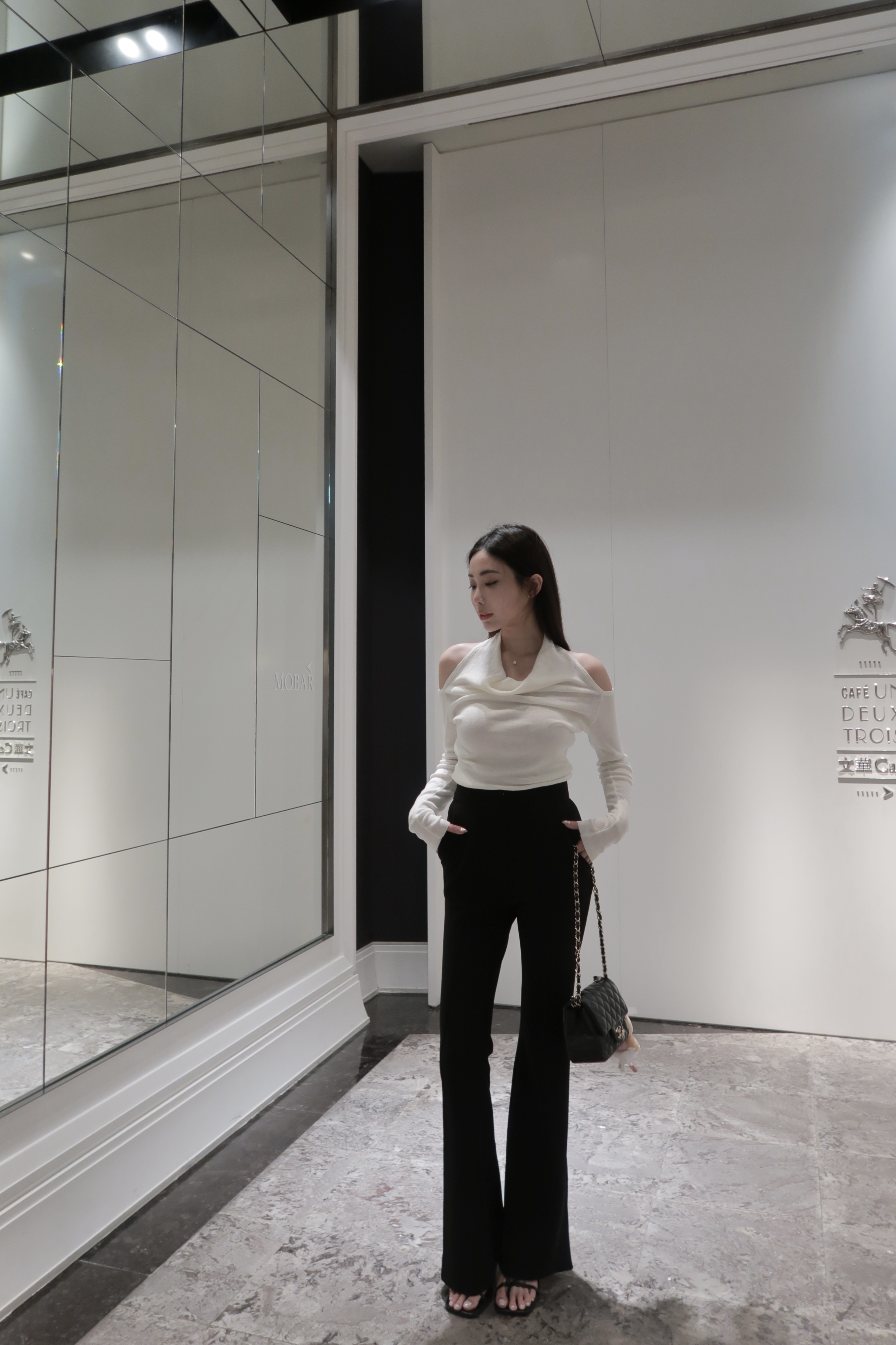 🇰🇷自留款✨柔挺俐落長腿西裝褲