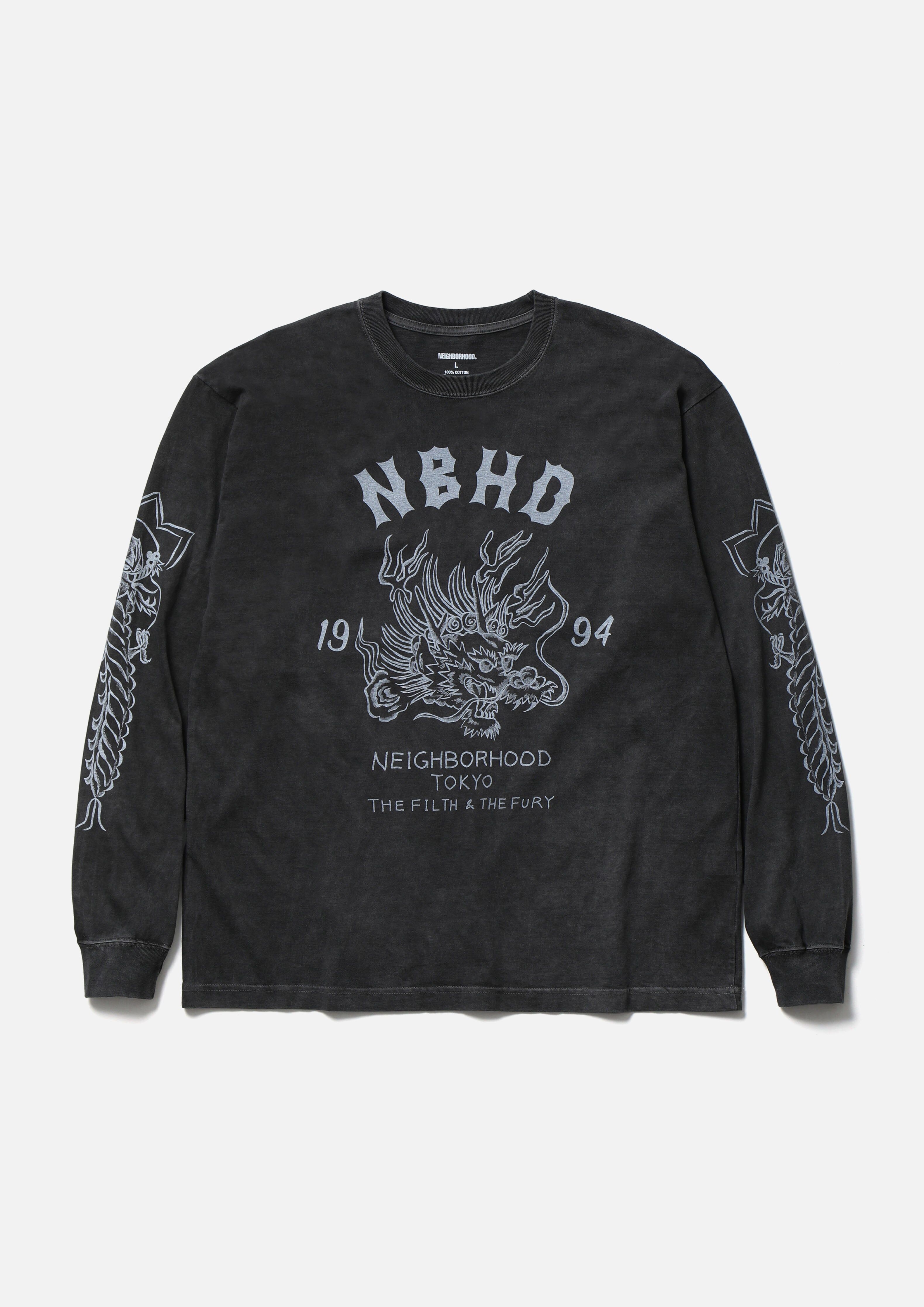 2025AW NEIGHBORHOOD NBHD NH . TEE LS-14 水洗 龍 老虎 長T 現貨 252PCNH-LT14