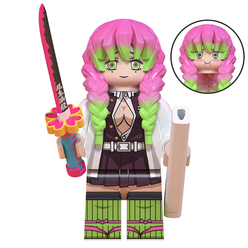 Demon Slayer Kanroji Mitsuri Custom Minifigures Fit Lego WM6137 WM2339