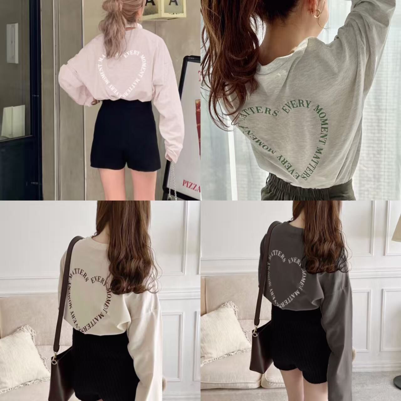 🇯🇵日本代購款GNL HEART LOGO BACK PRINT LS TEE