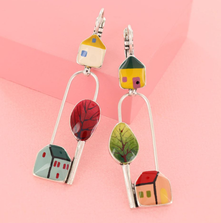 Taratata Mon p'tit village Earrings - H25-03715-10M
