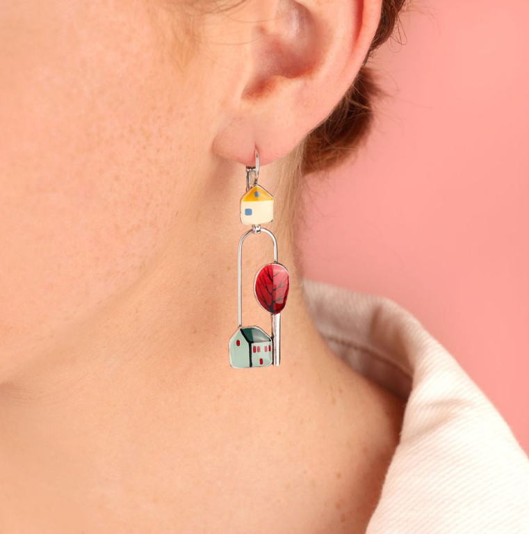 Taratata Mon p'tit village Earrings - H25-03715-10M