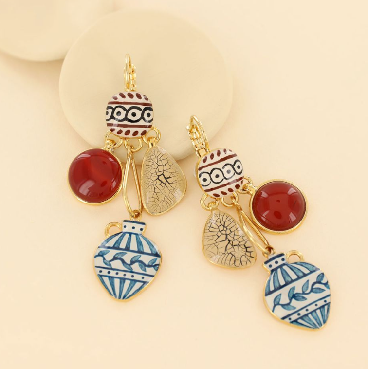 Taratata Antique Earrings - H25-07759-20M