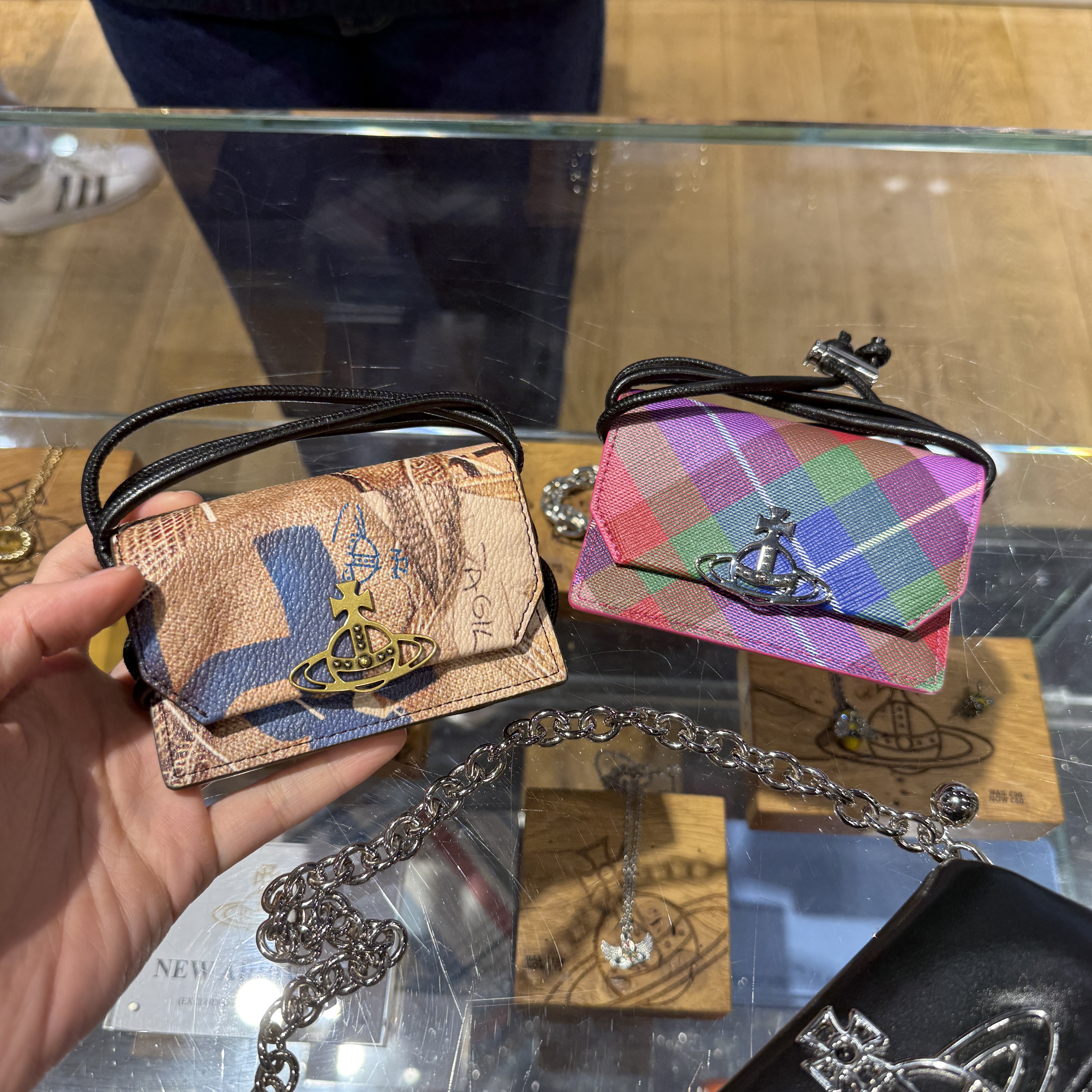 Vivienne Westwood Card holder on strap mimi bag 2 colors