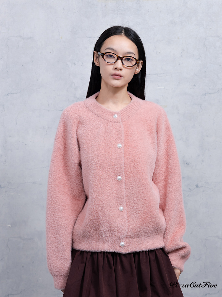 珍珠扣毛毛外套 PizzaCutFive PCF253415025