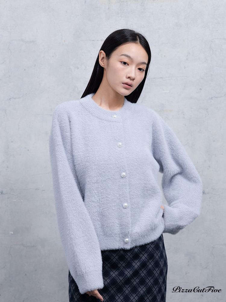 珍珠扣毛毛外套 PizzaCutFive PCF253415025