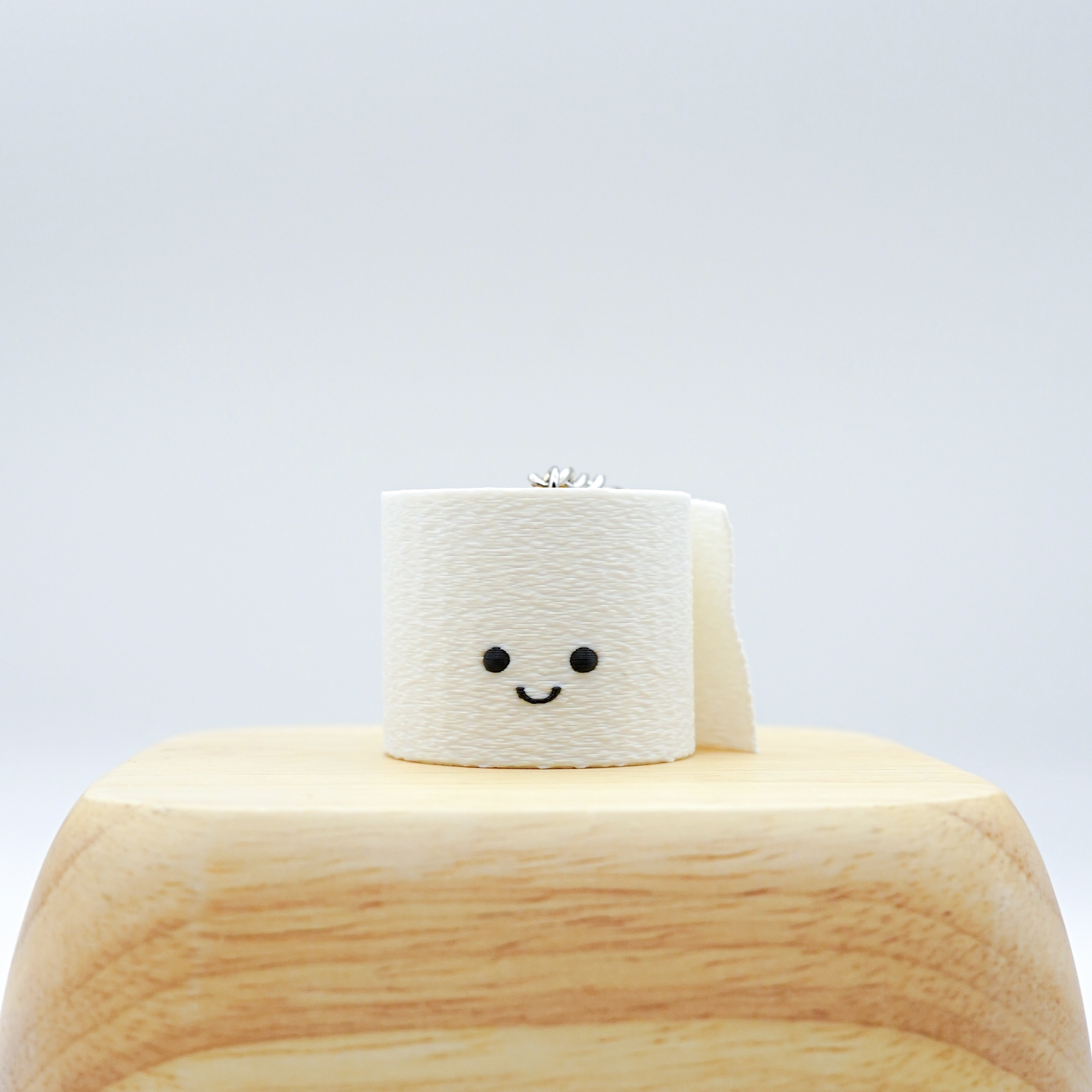 微笑星球 - 捲捲廁紙 | 解壓匙扣 (可旋轉)