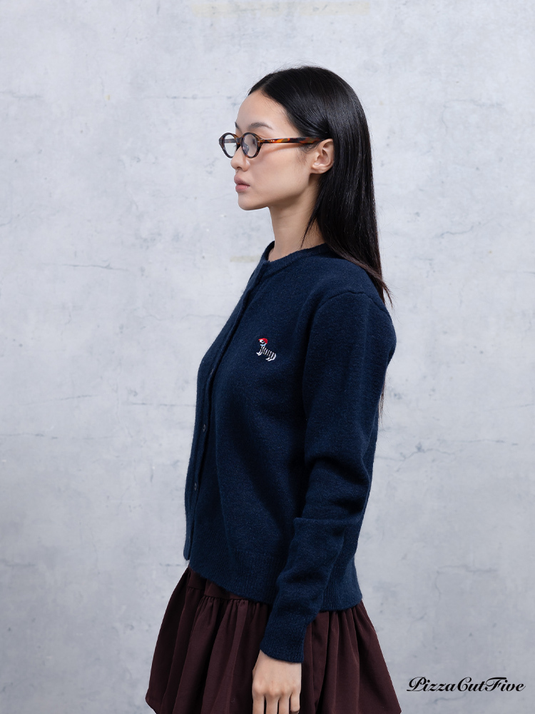 可愛印花針織外套/上衣 PizzaCutFive PCF253415033