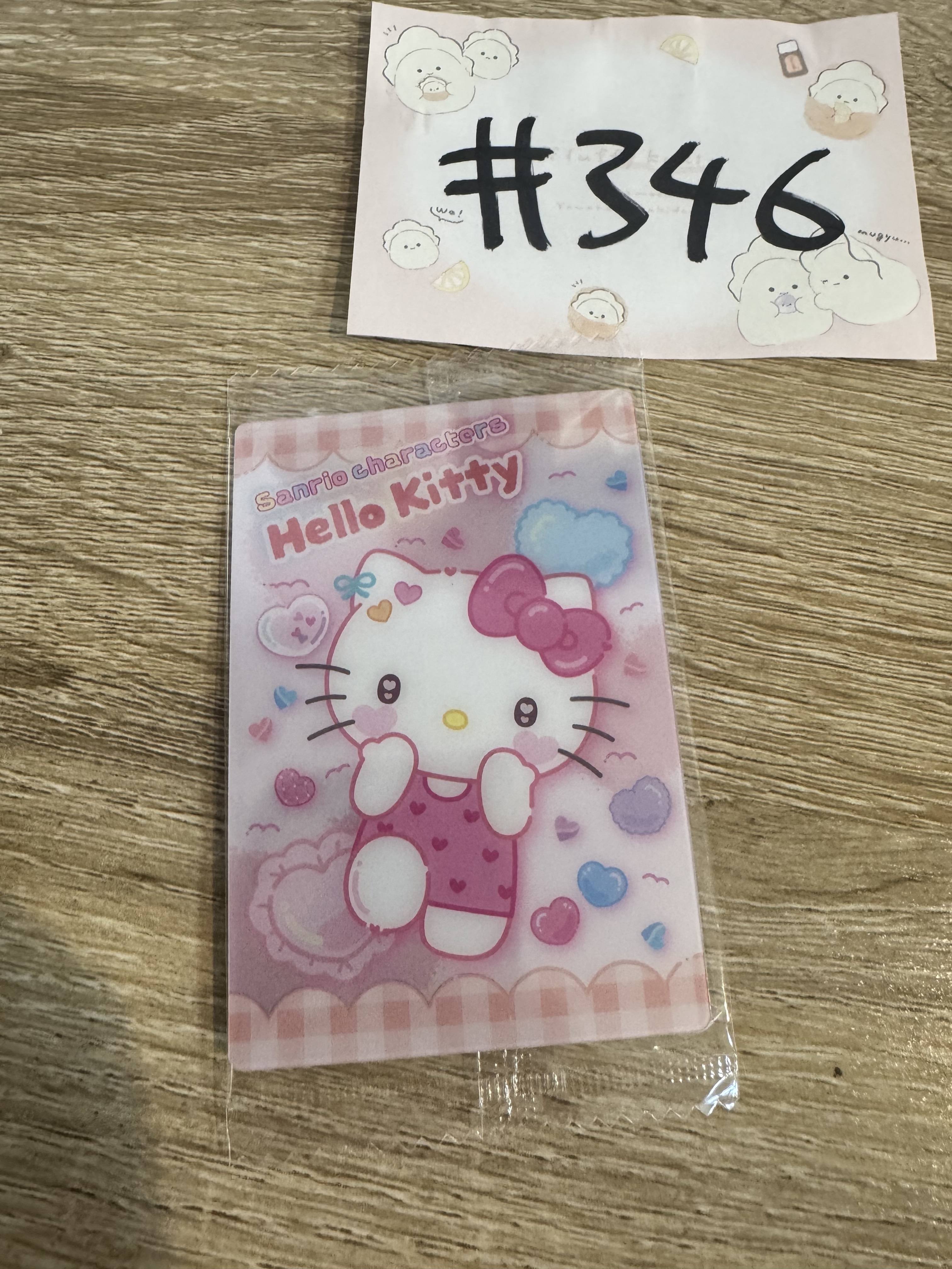 Sanrio  HELLO KITTY 小卡 #346