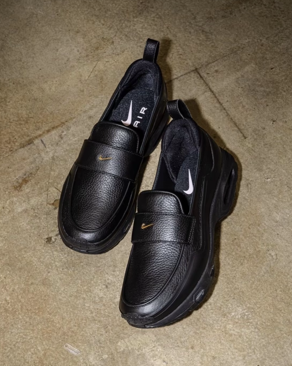 Nike Air Max Phenomena "Black" 全黑 氣墊 皮鞋 樂福鞋