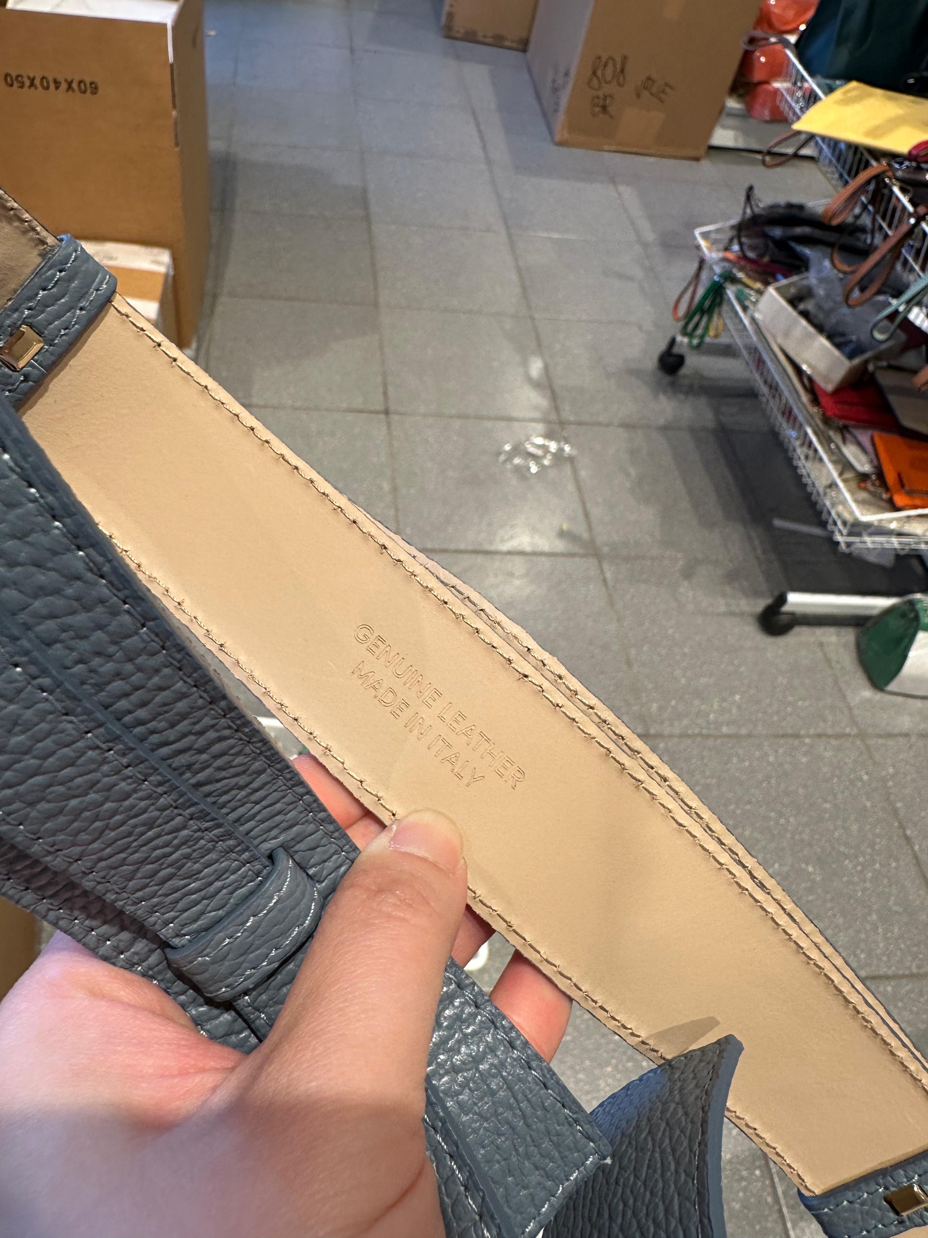 【直播】意大利皮具 LL102653 粗身皮帶