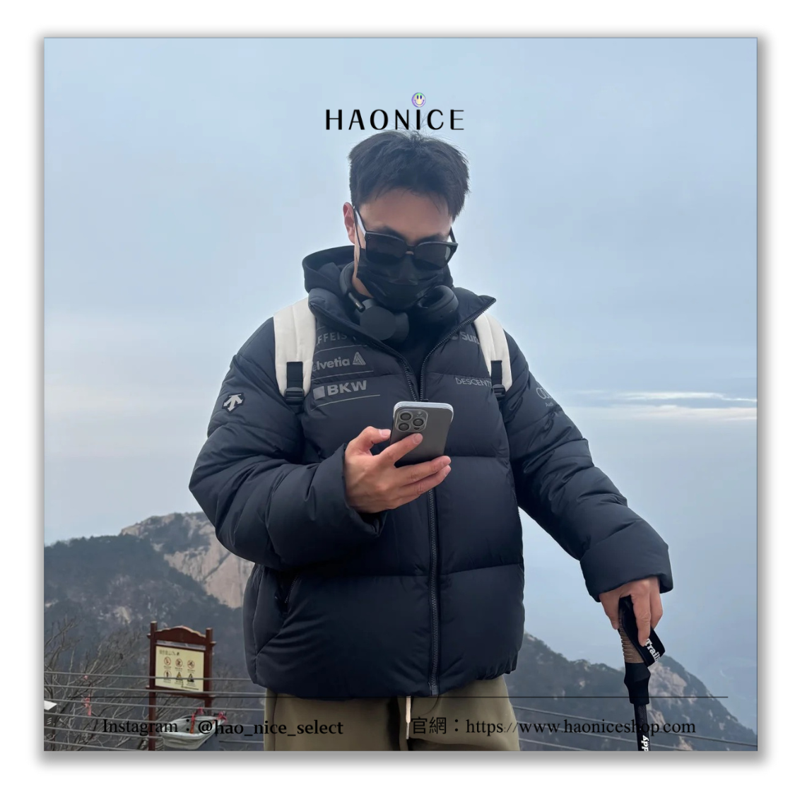 【HAO NICE】超厚羽絨！一件過冬❄️Descente 迪桑特 SKI STYLE系列 經典箭頭logo 鵝絨羽絨外套 短款外套