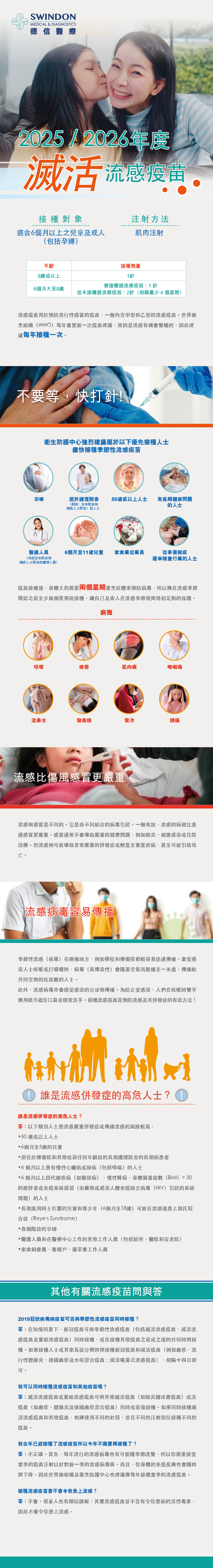 Swindon Medical 德信醫療 流感疫苗