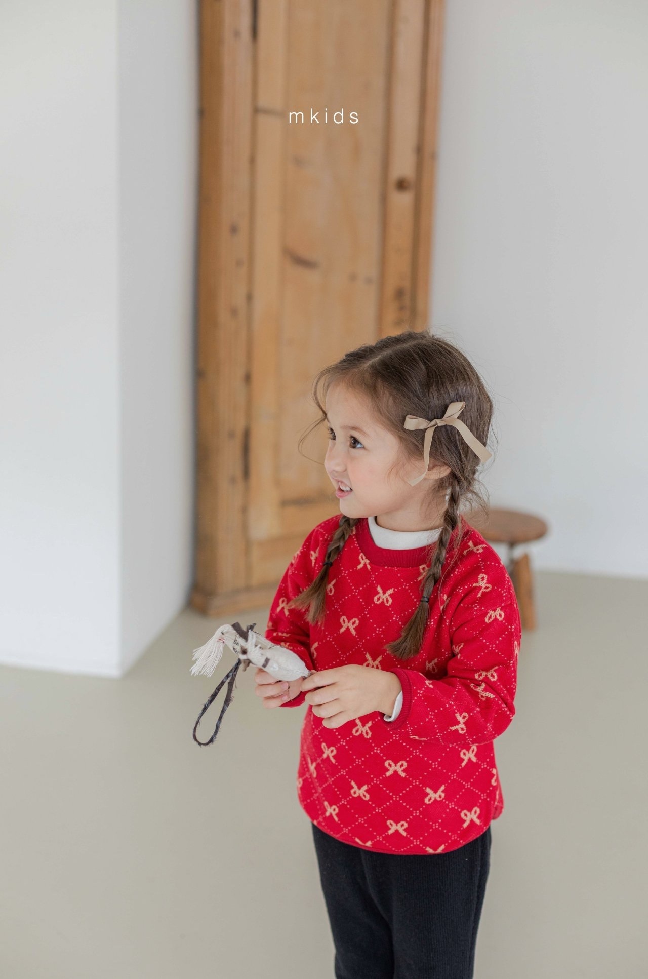 Mkids Ribbon Knit Tee