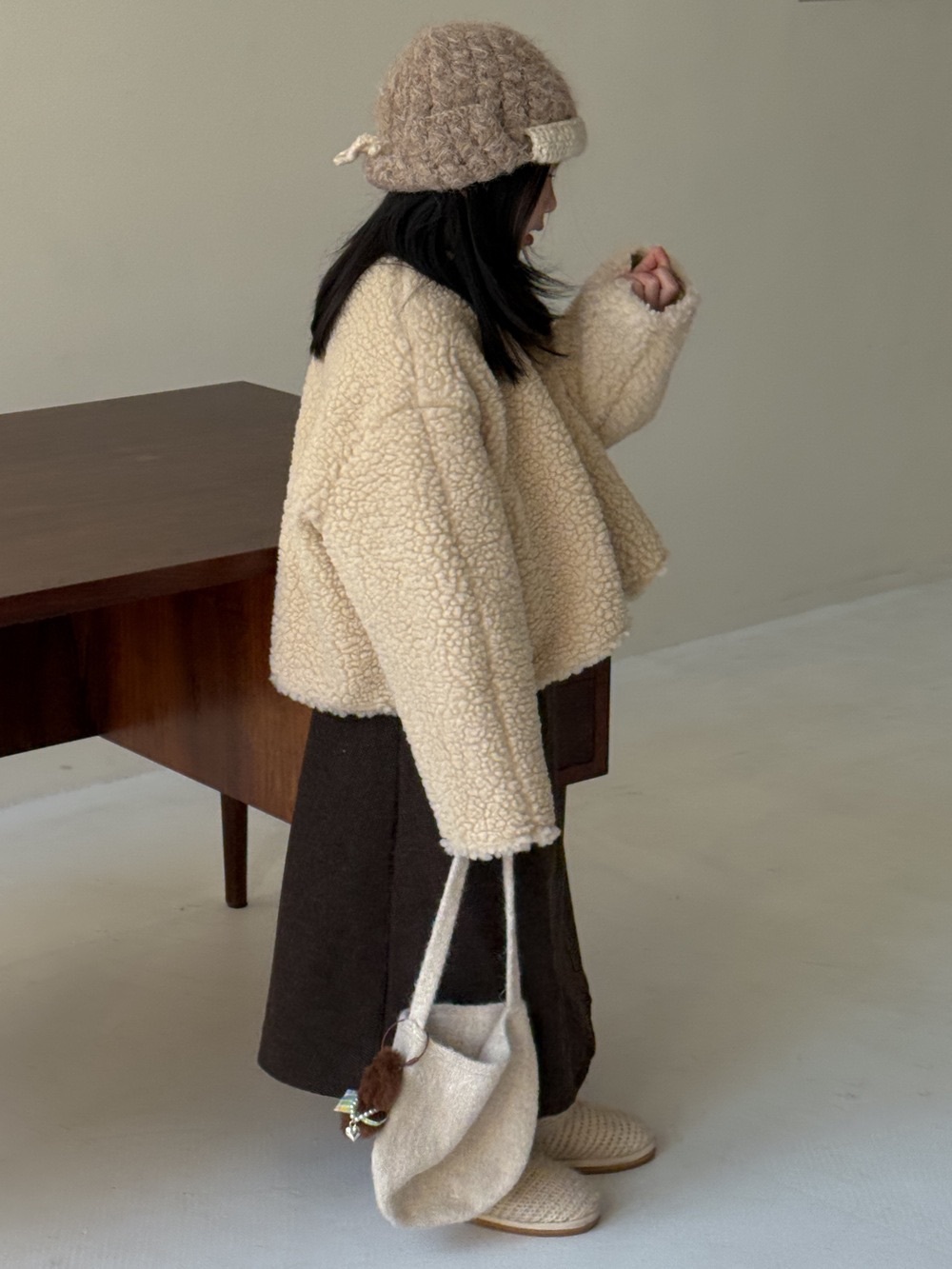 暖呼呼加厚羔毛外套