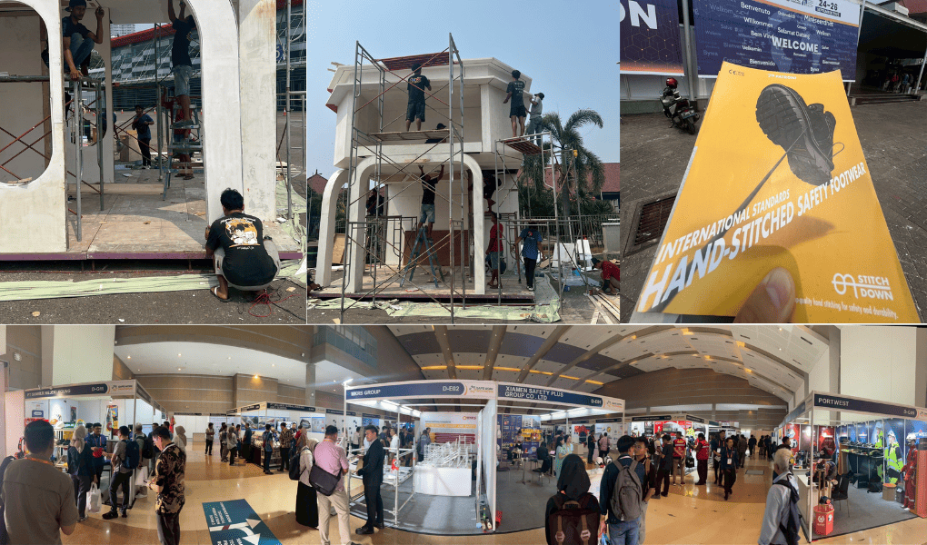 PATRONI 配多利安全鞋參觀印尼工安展紀錄畫面