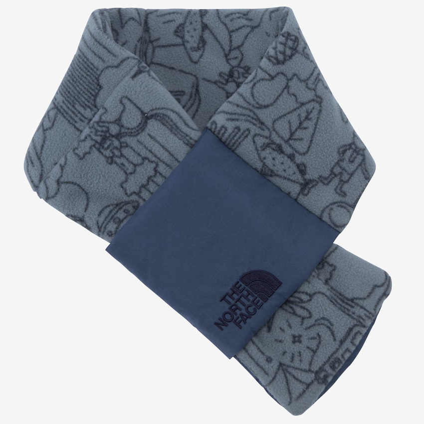 日本 The North 2025 新版 Face Baby Camp-Bell 幼兒抓毛頸巾