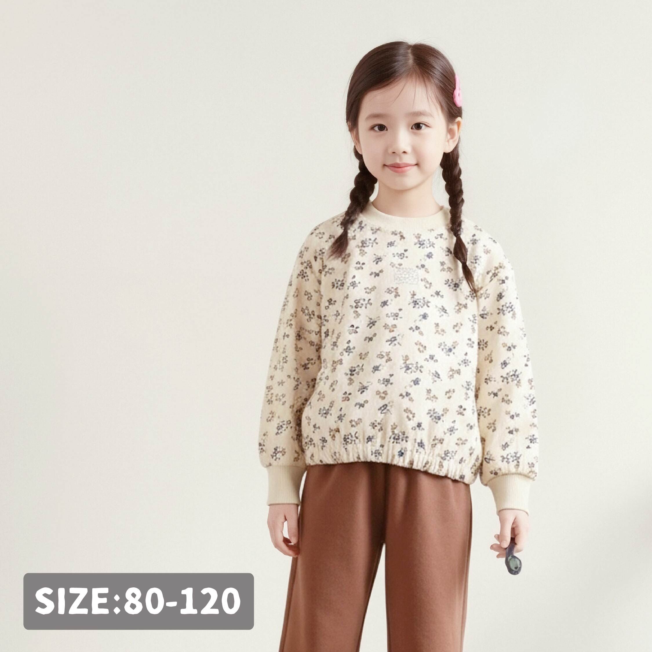 【H55657】復古碎花上衣＊二色