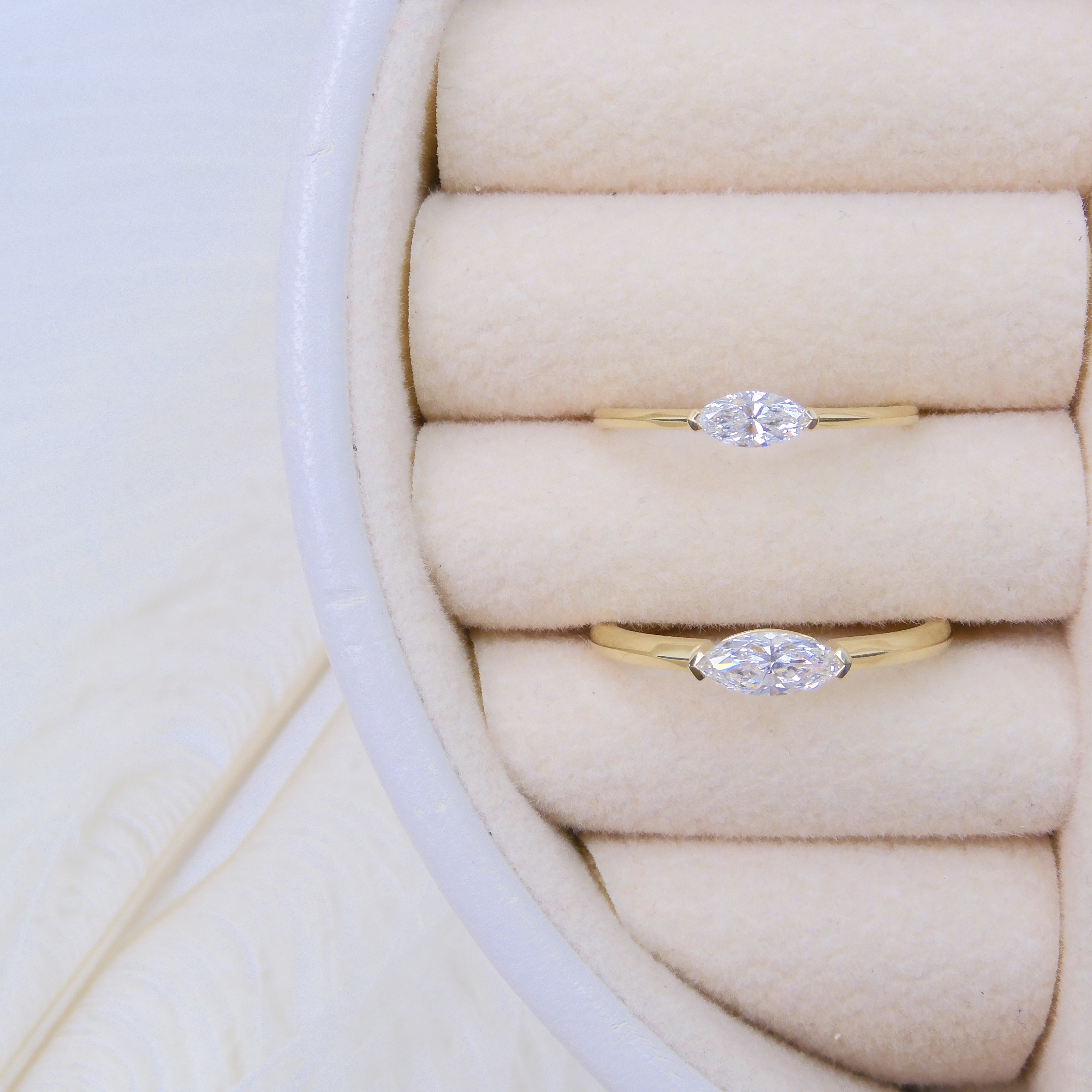 訂製18K金 0.18ct/0.3ct  鑽石戒指 (配證書)