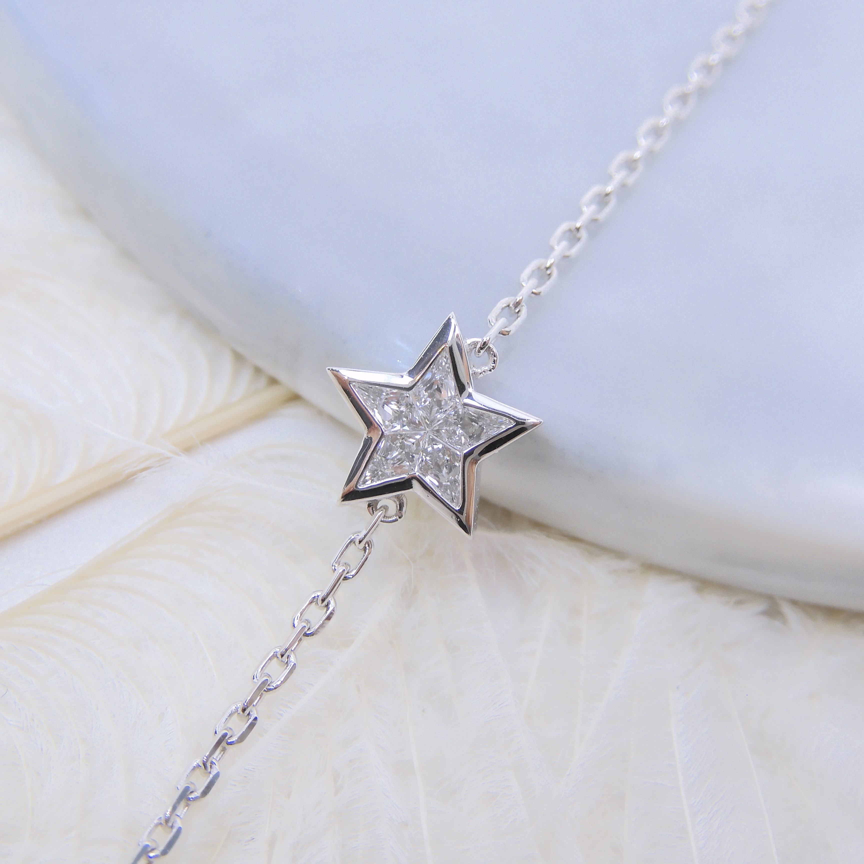 18K金 0.12ct 鑽石手鏈