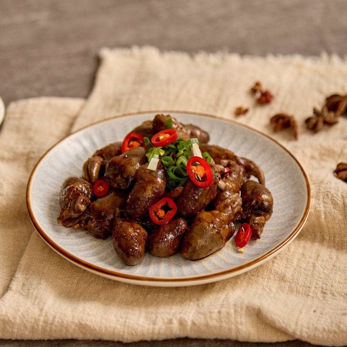 心肝寶貝組8入【爆漿雞心 *2、 爆漿雞心(辣) *2、  功夫鴨肝(辣) *2、  乾坤鴨珍(辣) *2】