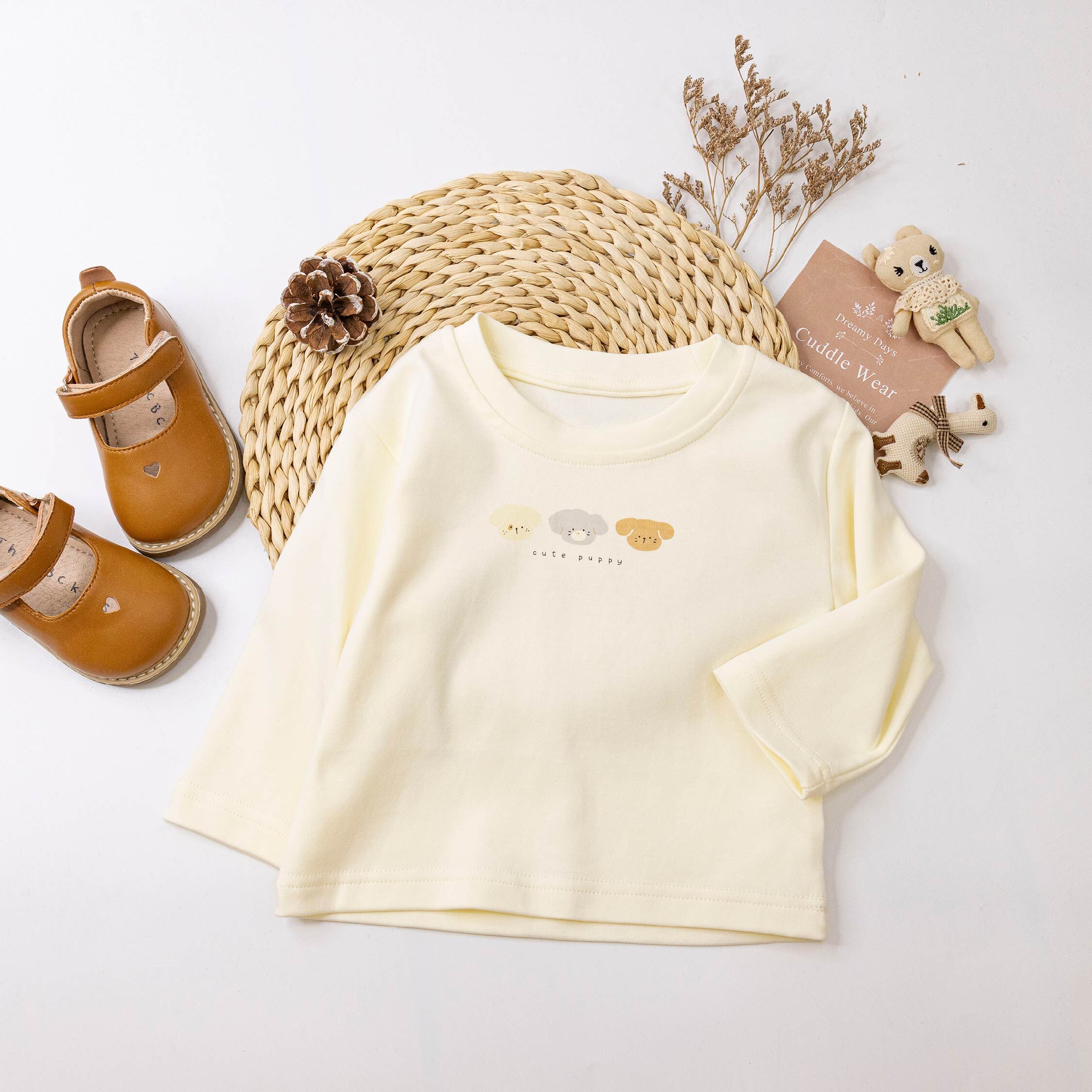 【H55496】可愛狗狗好朋友上衣