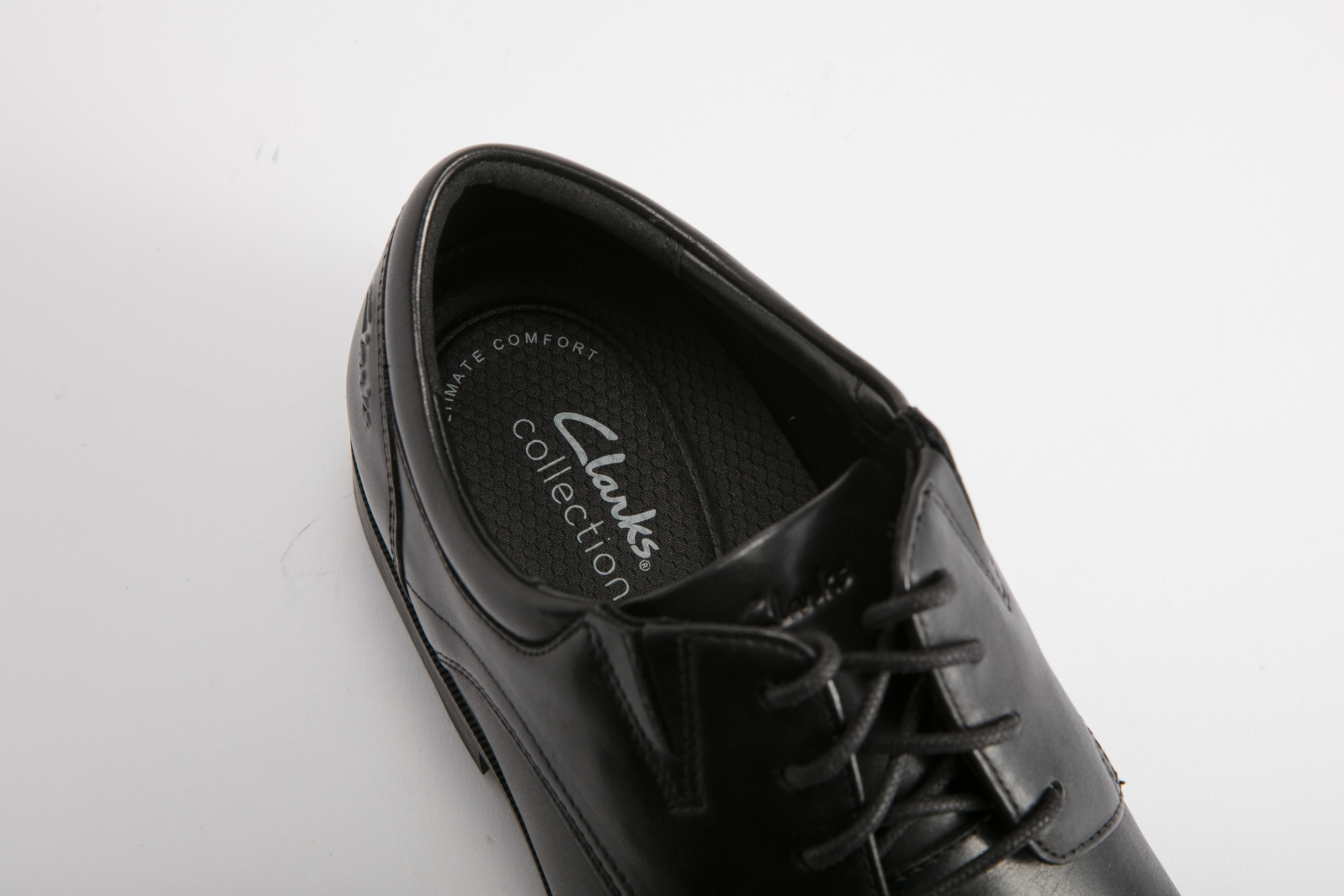 Clarks - 男裝Steadwell Lace 皮鞋 26184679-BK