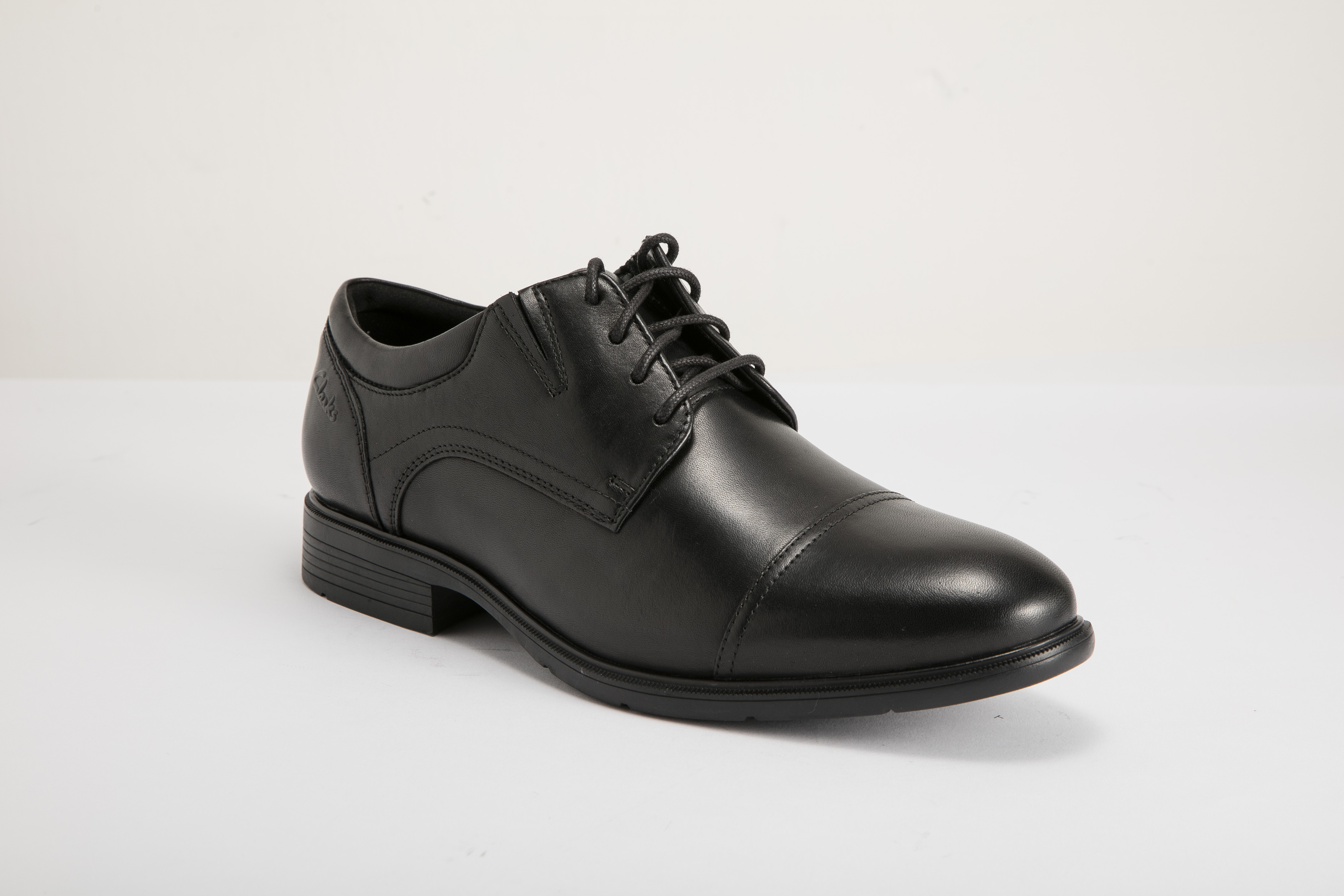 Clarks - 男裝Steadwell Lace 皮鞋 26184676-BK