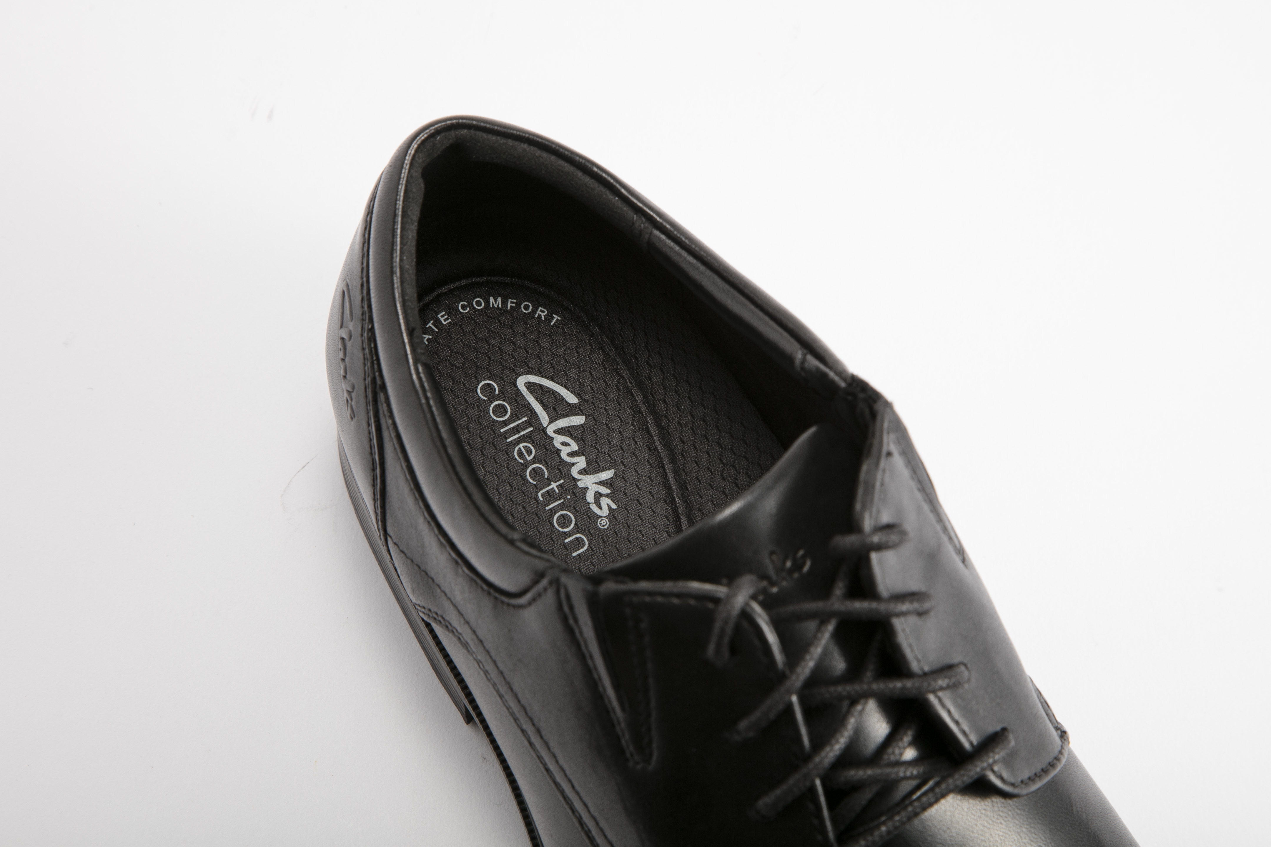 Clarks - 男裝Steadwell Lace 皮鞋 26184676-BK