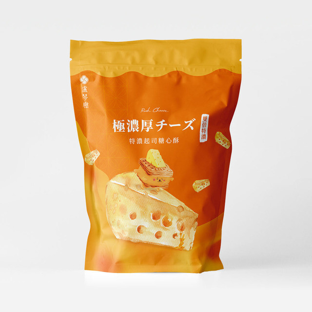 台灣 伴手禮 盧琴樹 特濃起司糖心酥｜濃郁起司餡 × 香酥外層 · 奶香厚實 (✈️直送香港✈️運費到付)