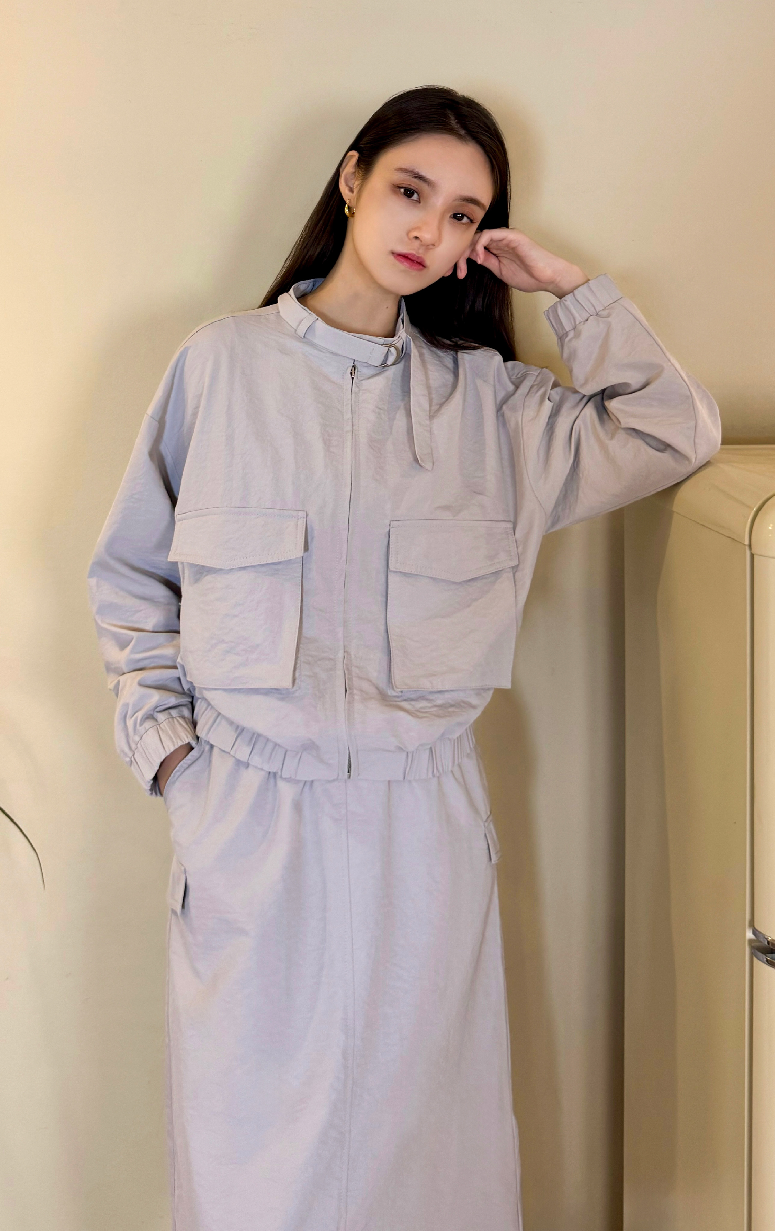 假口袋半身裙 SK0231