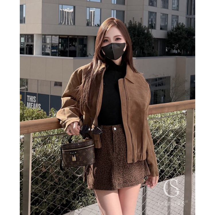 G9746 「空氣感麂皮輕感外套」