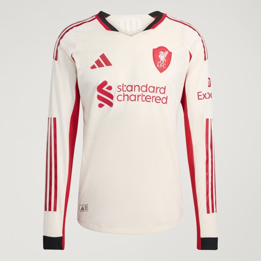 2025 Liverpool Authentic LS Away Shirt with Nameset (雙號碼)