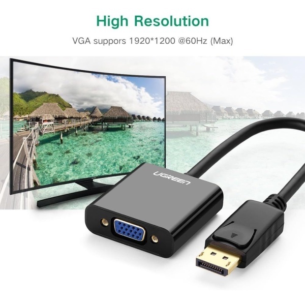 Ugreen DP 轉 VGA 轉換器-DP109-20415