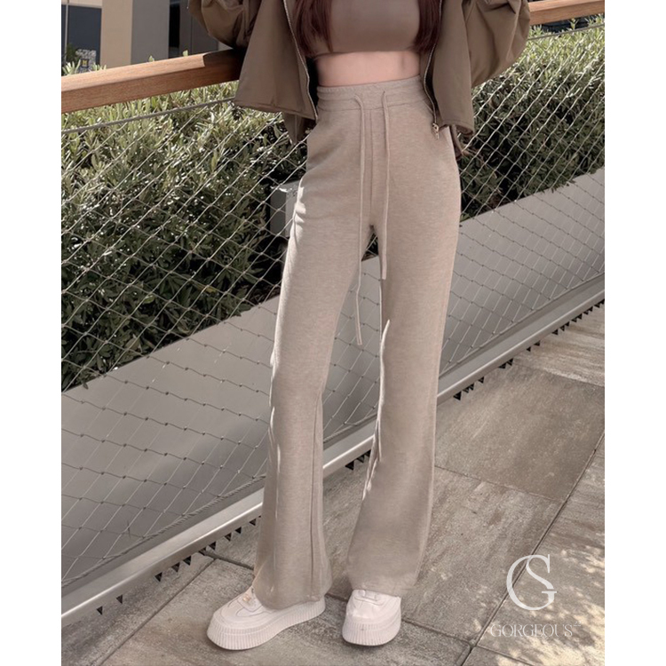 G9748 「綿羊絨'UU長腿褲」