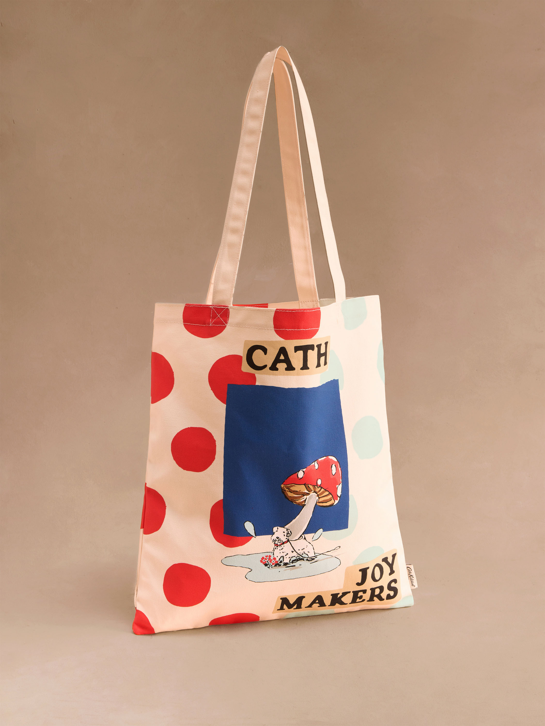 Retro Posters 蘑菇圖案托特包